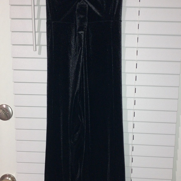 Black Velvet Jumpsuit - Picture 7 of 9